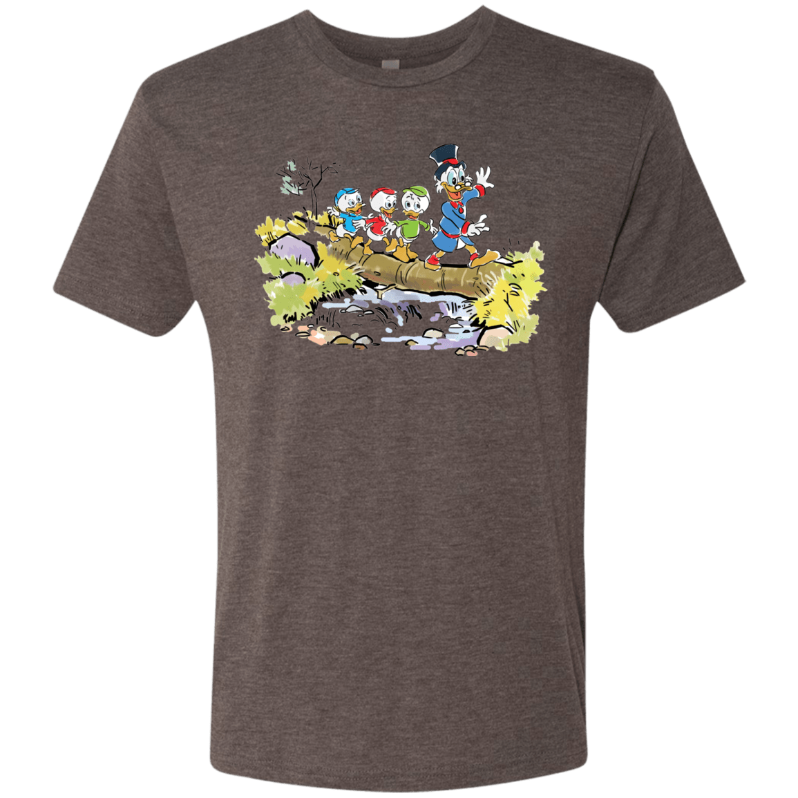 T-Shirts Macchiato / S Duck Tails Men's Triblend T-Shirt