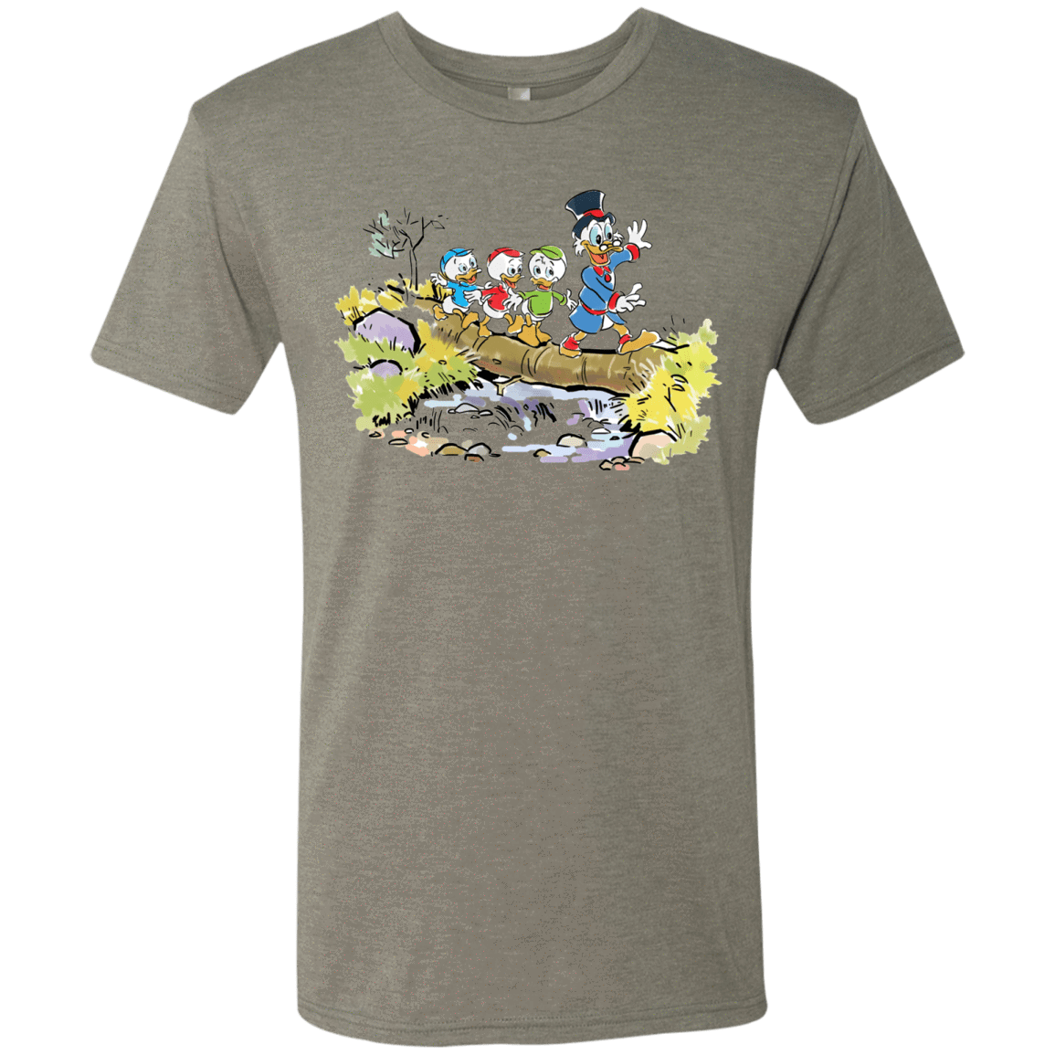 T-Shirts Venetian Grey / S Duck Tails Men's Triblend T-Shirt