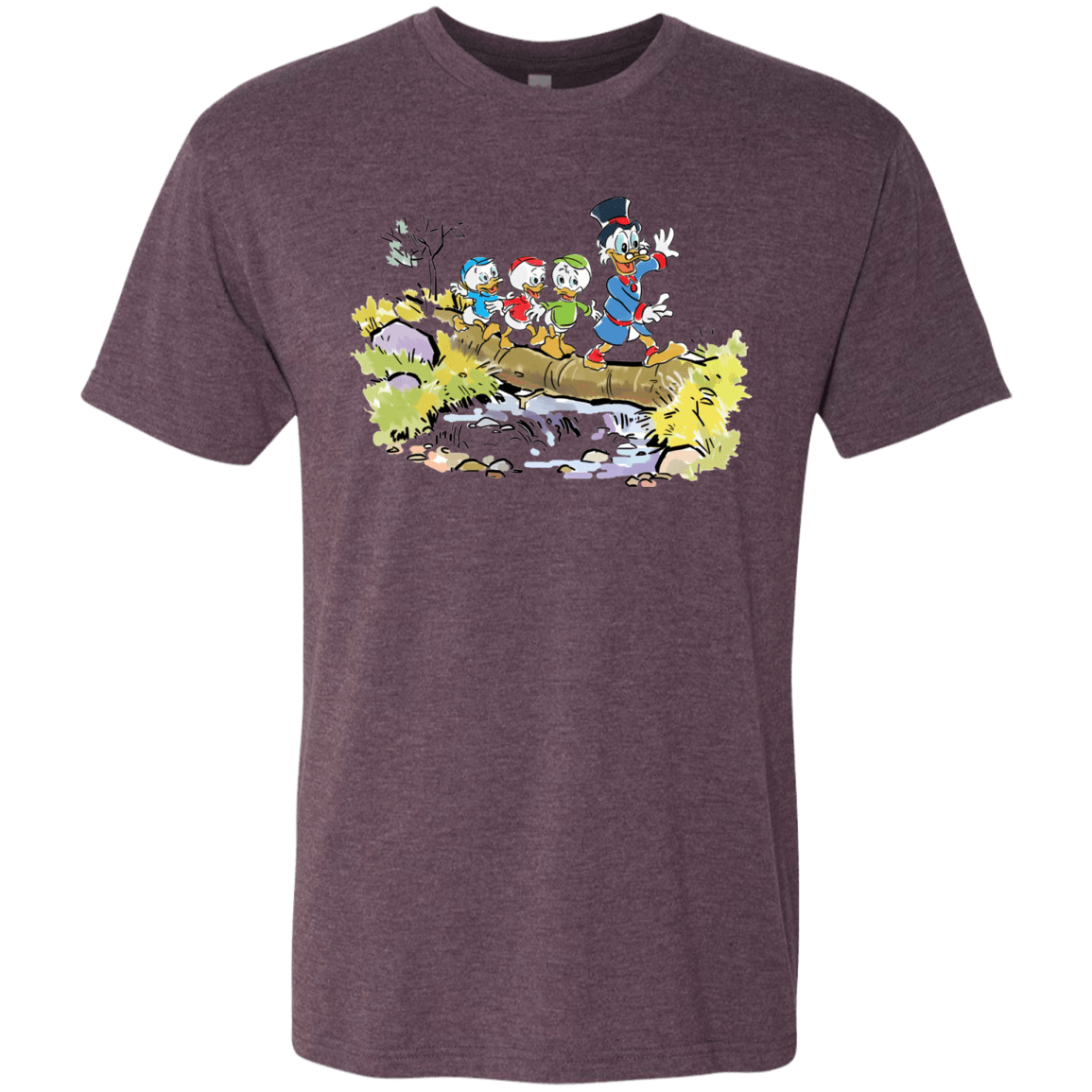 T-Shirts Vintage Purple / S Duck Tails Men's Triblend T-Shirt