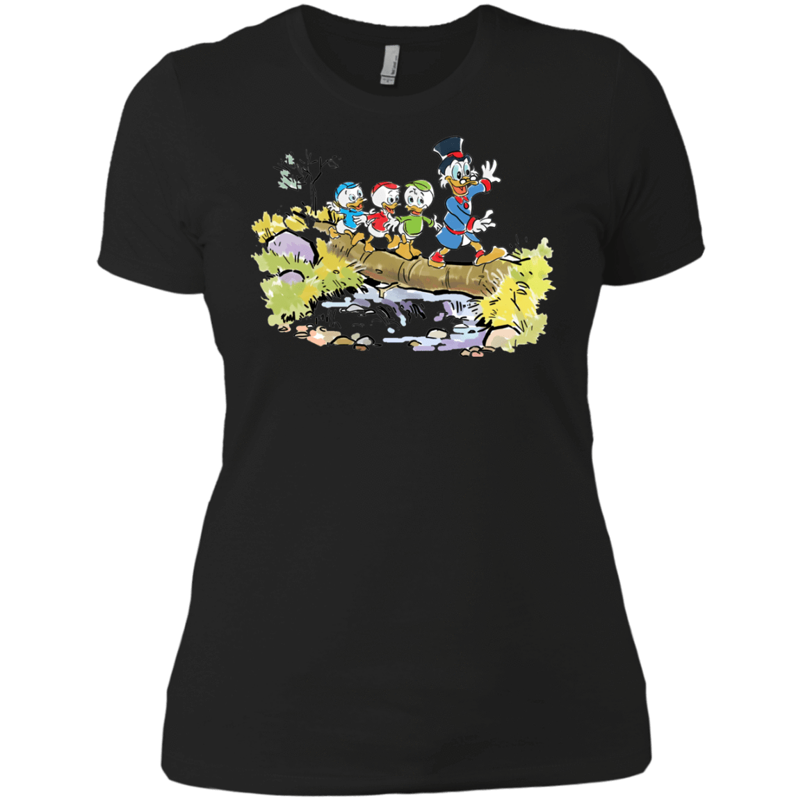 T-Shirts Black / X-Small Duck Tails Women's Premium T-Shirt