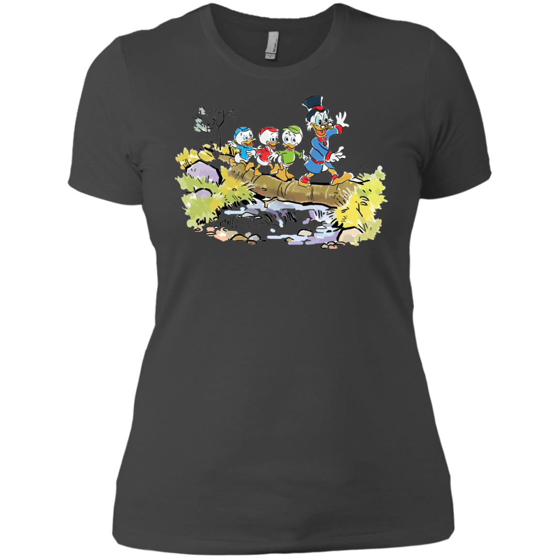 T-Shirts Heavy Metal / X-Small Duck Tails Women's Premium T-Shirt