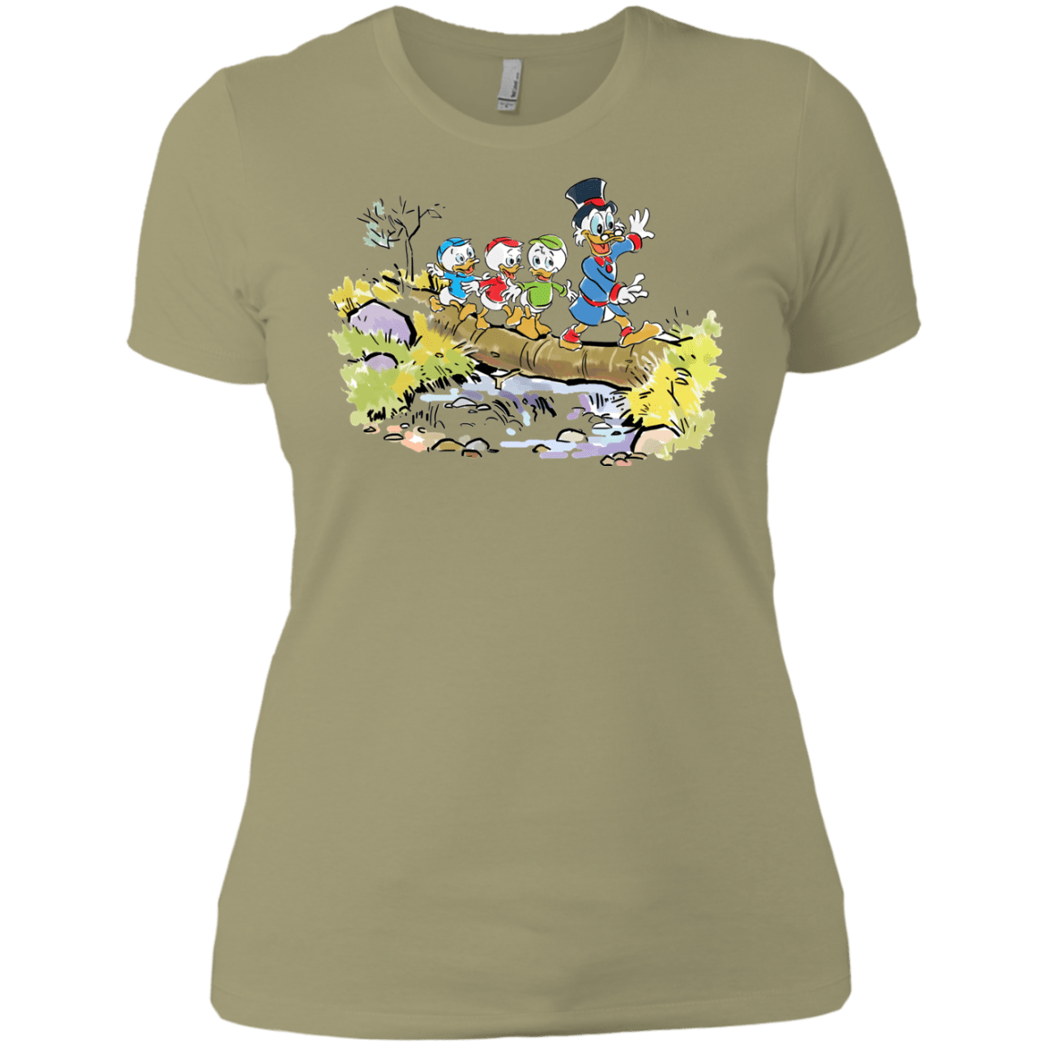 T-Shirts Light Olive / X-Small Duck Tails Women's Premium T-Shirt