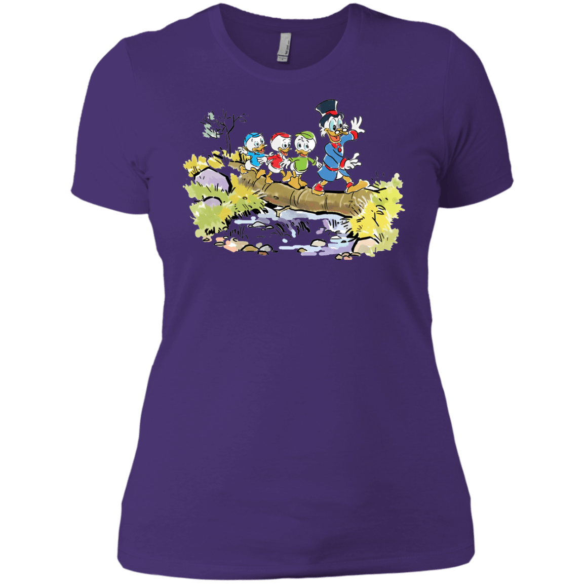 T-Shirts Purple Rush/ / X-Small Duck Tails Women's Premium T-Shirt