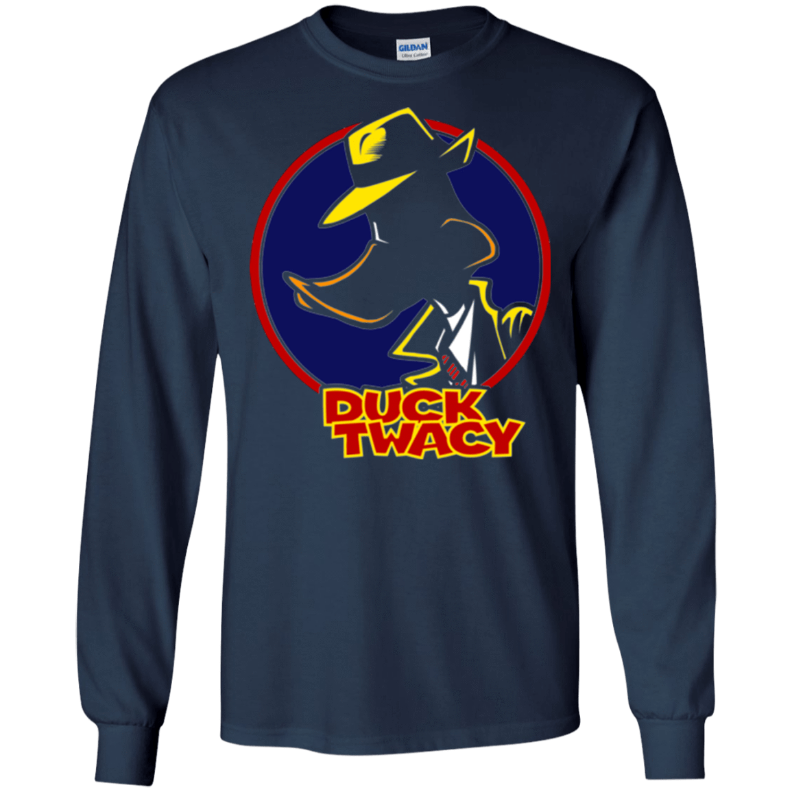 T-Shirts Navy / S Duck Twacy Men's Long Sleeve T-Shirt