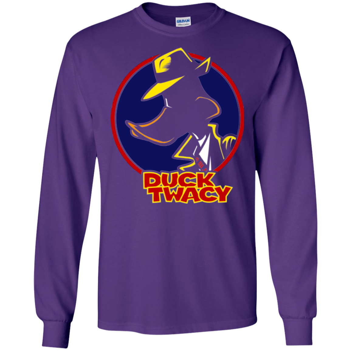 T-Shirts Purple / S Duck Twacy Men's Long Sleeve T-Shirt