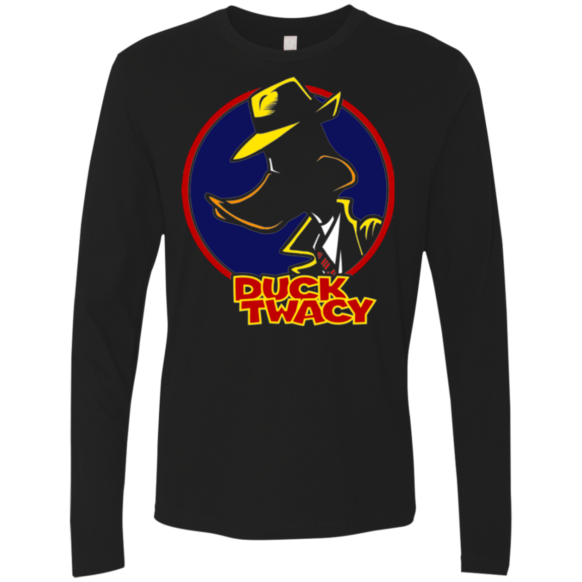T-Shirts Black / S Duck Twacy Men's Premium Long Sleeve
