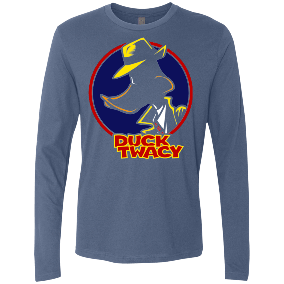 T-Shirts Indigo / S Duck Twacy Men's Premium Long Sleeve