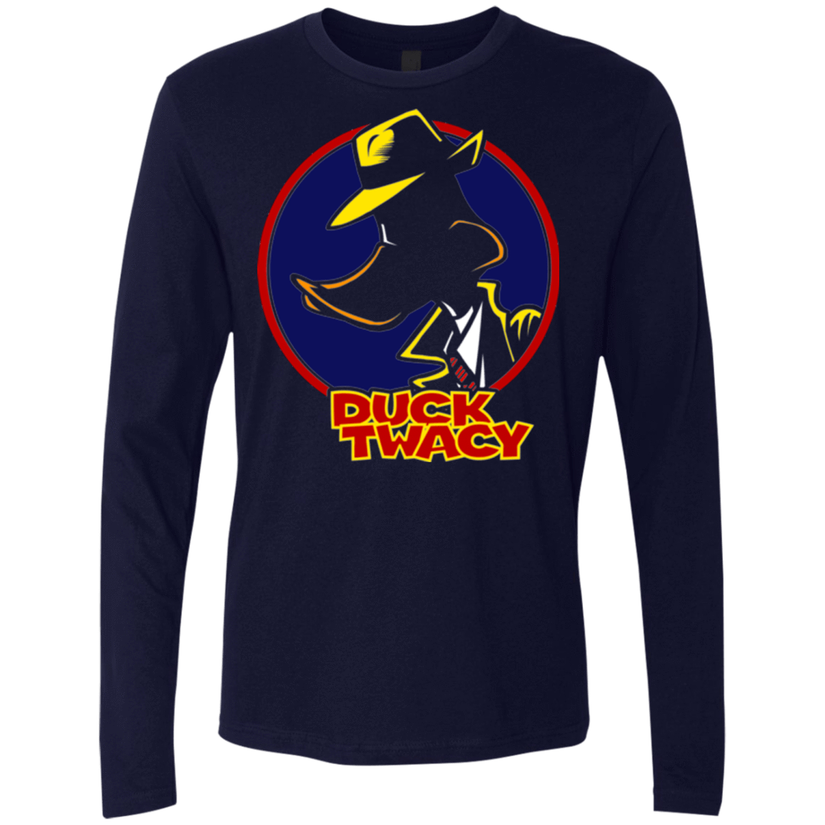 T-Shirts Midnight Navy / S Duck Twacy Men's Premium Long Sleeve