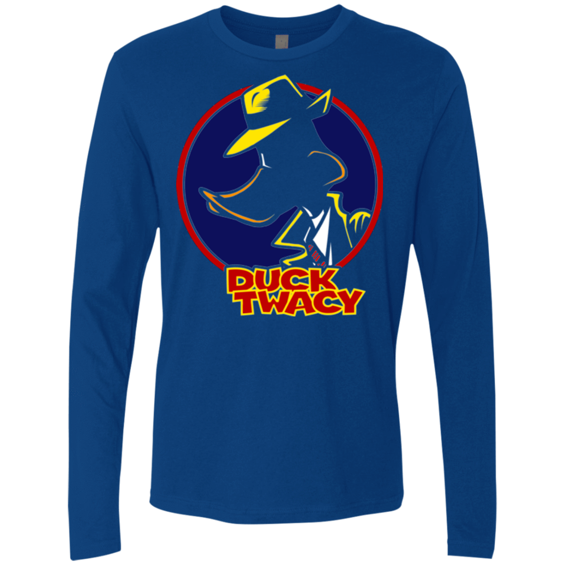 T-Shirts Royal / S Duck Twacy Men's Premium Long Sleeve