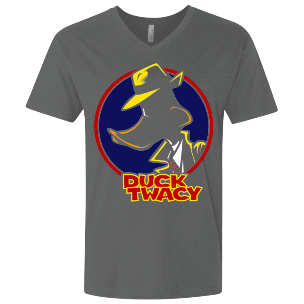 T-Shirts Heavy Metal / X-Small Duck Twacy Men's Premium V-Neck