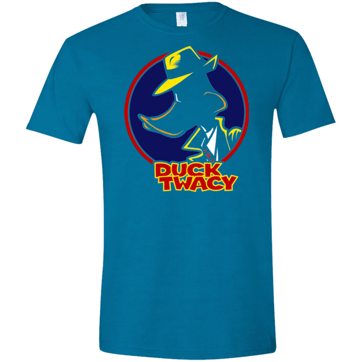 T-Shirts Antique Sapphire / S Duck Twacy Men's Semi-Fitted Softstyle
