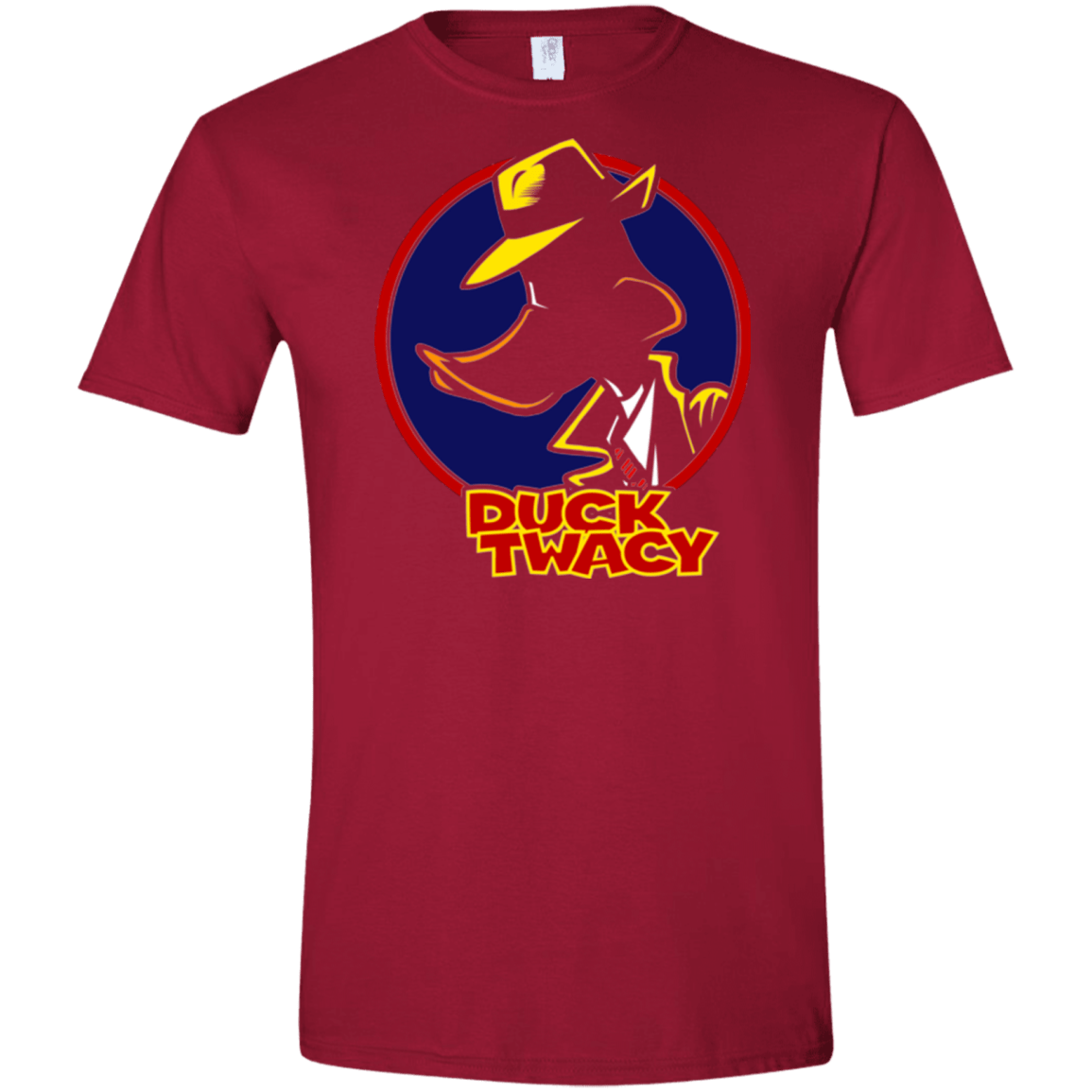 T-Shirts Cardinal Red / S Duck Twacy Men's Semi-Fitted Softstyle