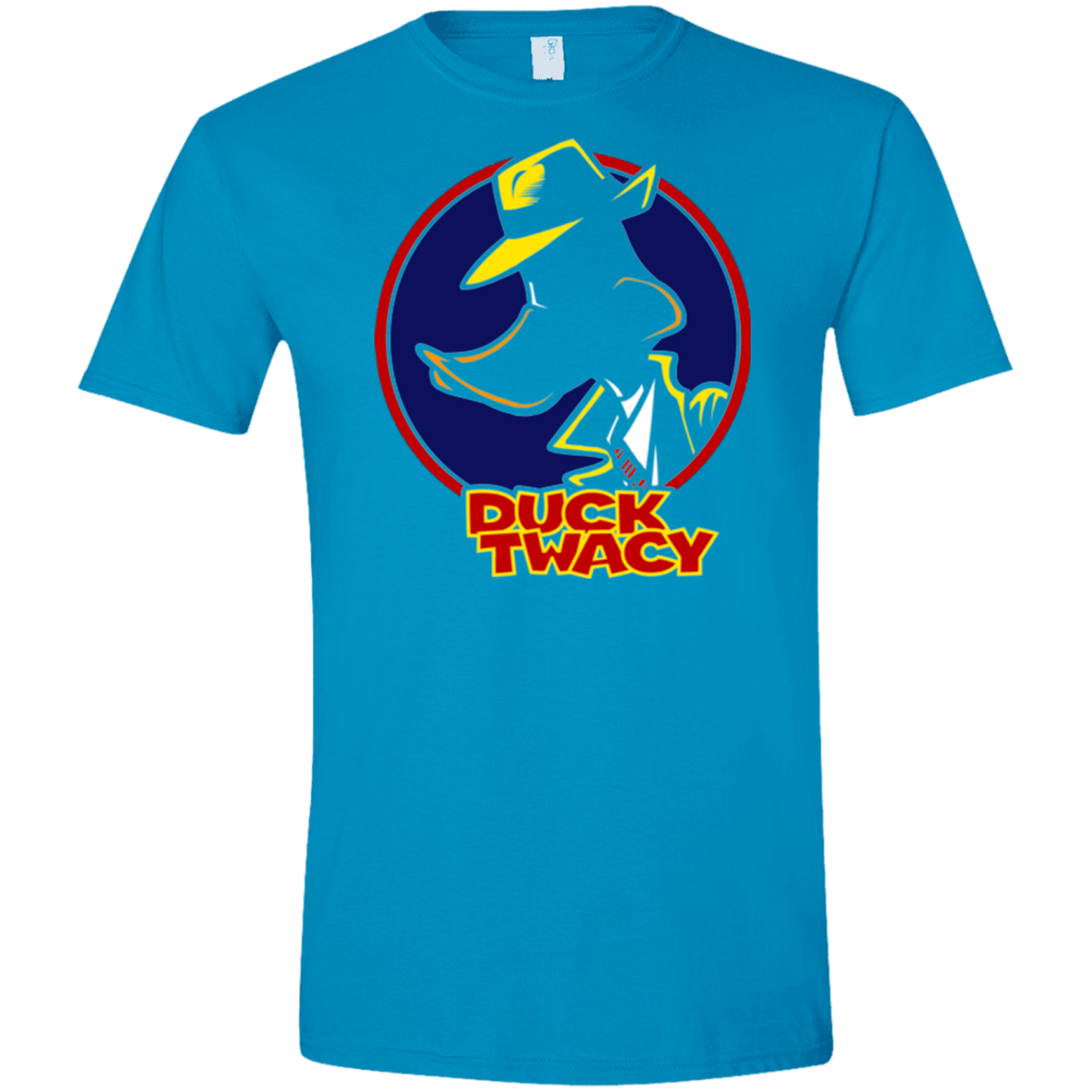 T-Shirts Sapphire / S Duck Twacy Men's Semi-Fitted Softstyle