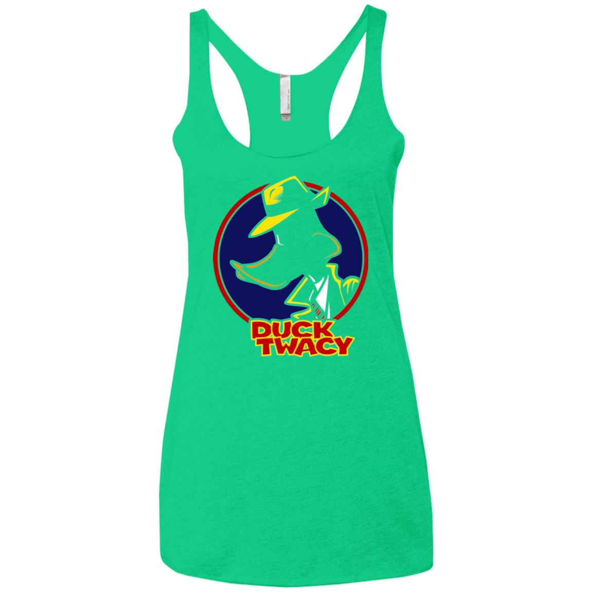 T-Shirts Envy / X-Small Duck Twacy Women's Triblend Racerback Tank