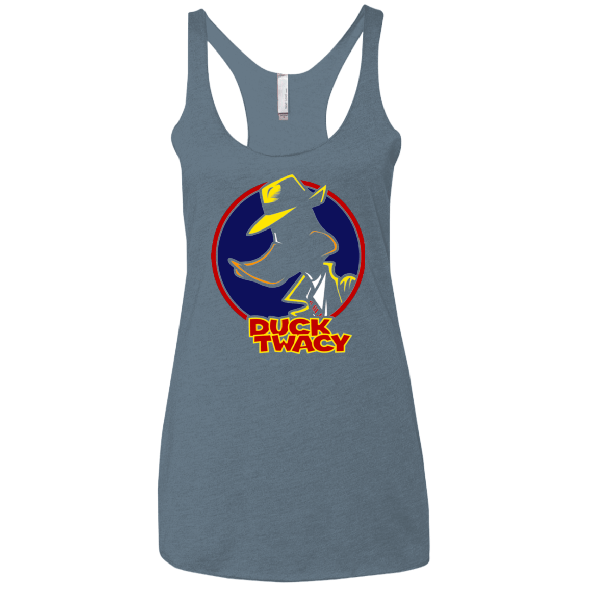 T-Shirts Indigo / X-Small Duck Twacy Women's Triblend Racerback Tank