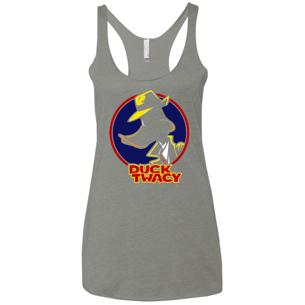 T-Shirts Venetian Grey / X-Small Duck Twacy Women's Triblend Racerback Tank
