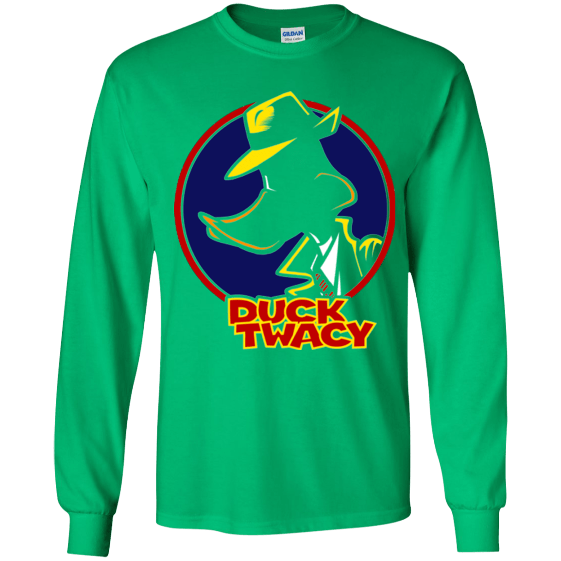 T-Shirts Irish Green / YS Duck Twacy Youth Long Sleeve T-Shirt