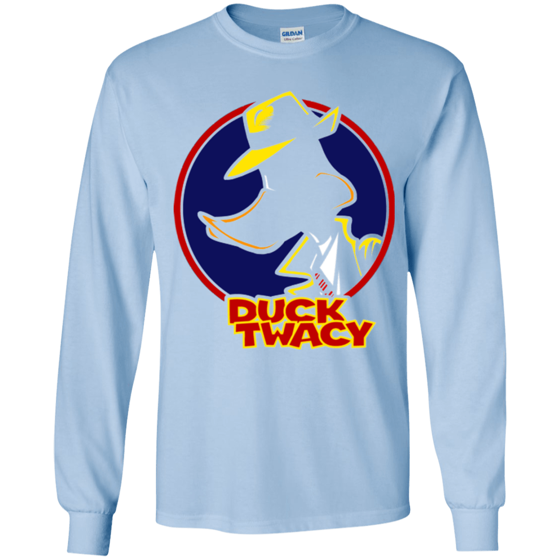 T-Shirts Light Blue / YS Duck Twacy Youth Long Sleeve T-Shirt