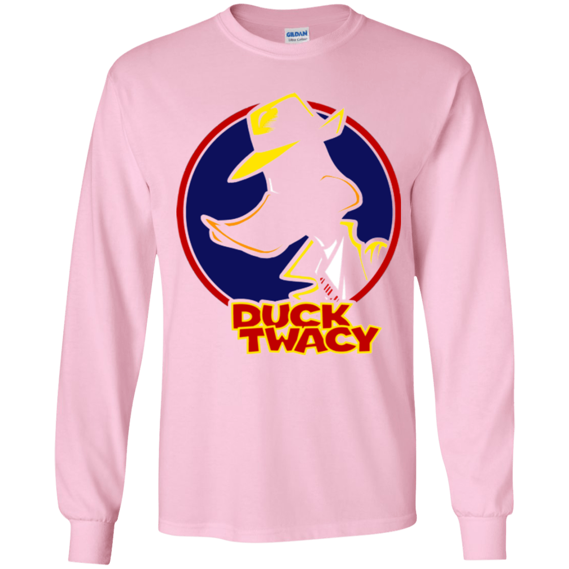 T-Shirts Light Pink / YS Duck Twacy Youth Long Sleeve T-Shirt