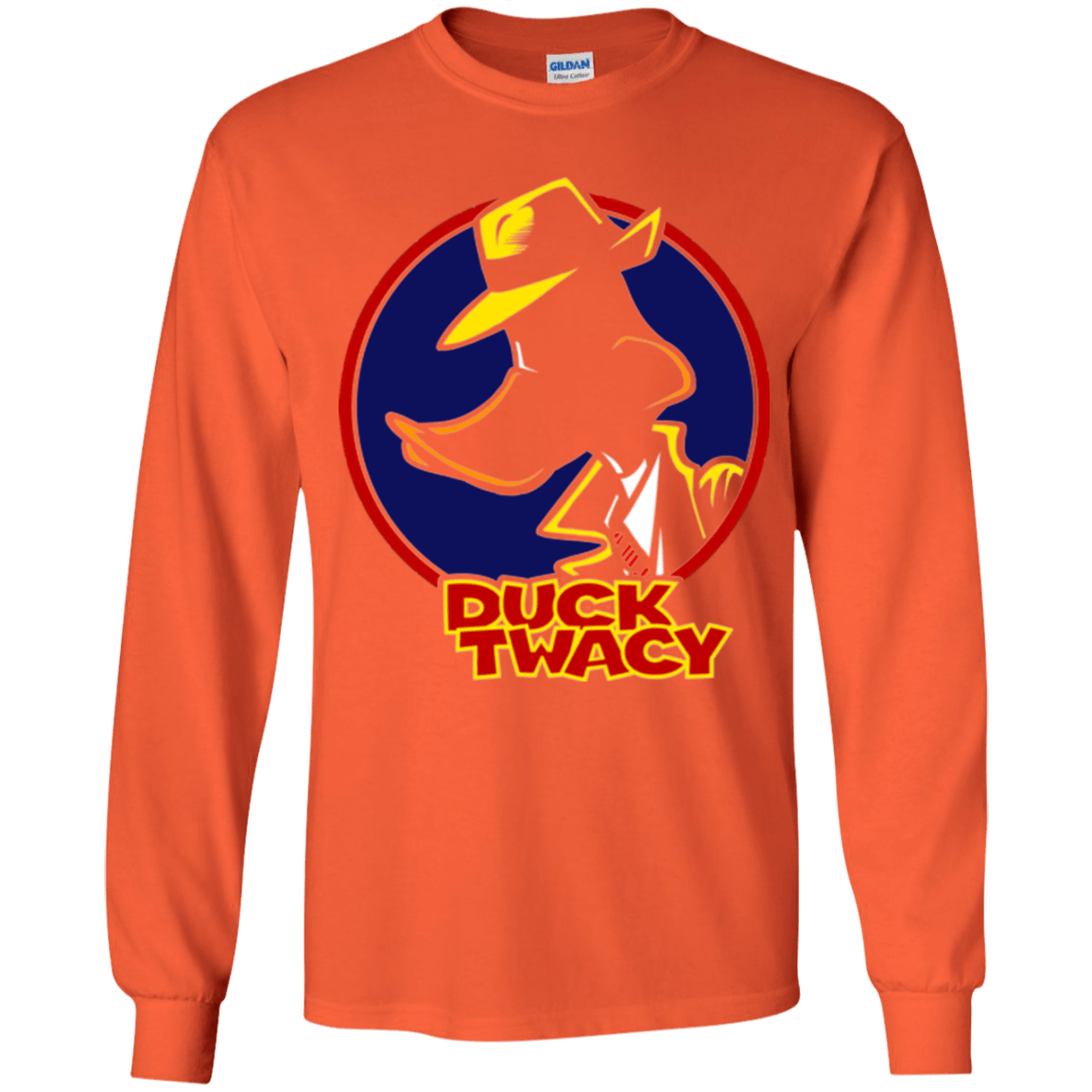 T-Shirts Orange / YS Duck Twacy Youth Long Sleeve T-Shirt