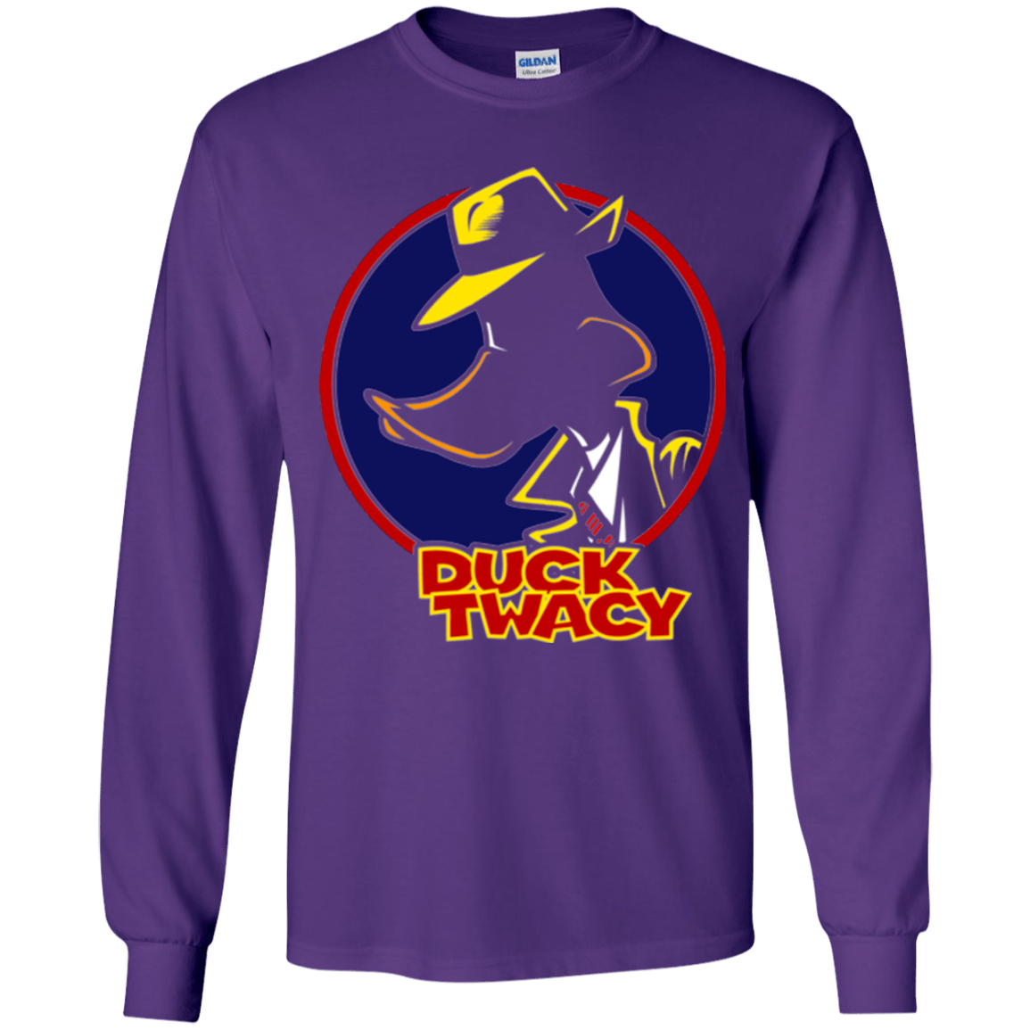 T-Shirts Purple / YS Duck Twacy Youth Long Sleeve T-Shirt