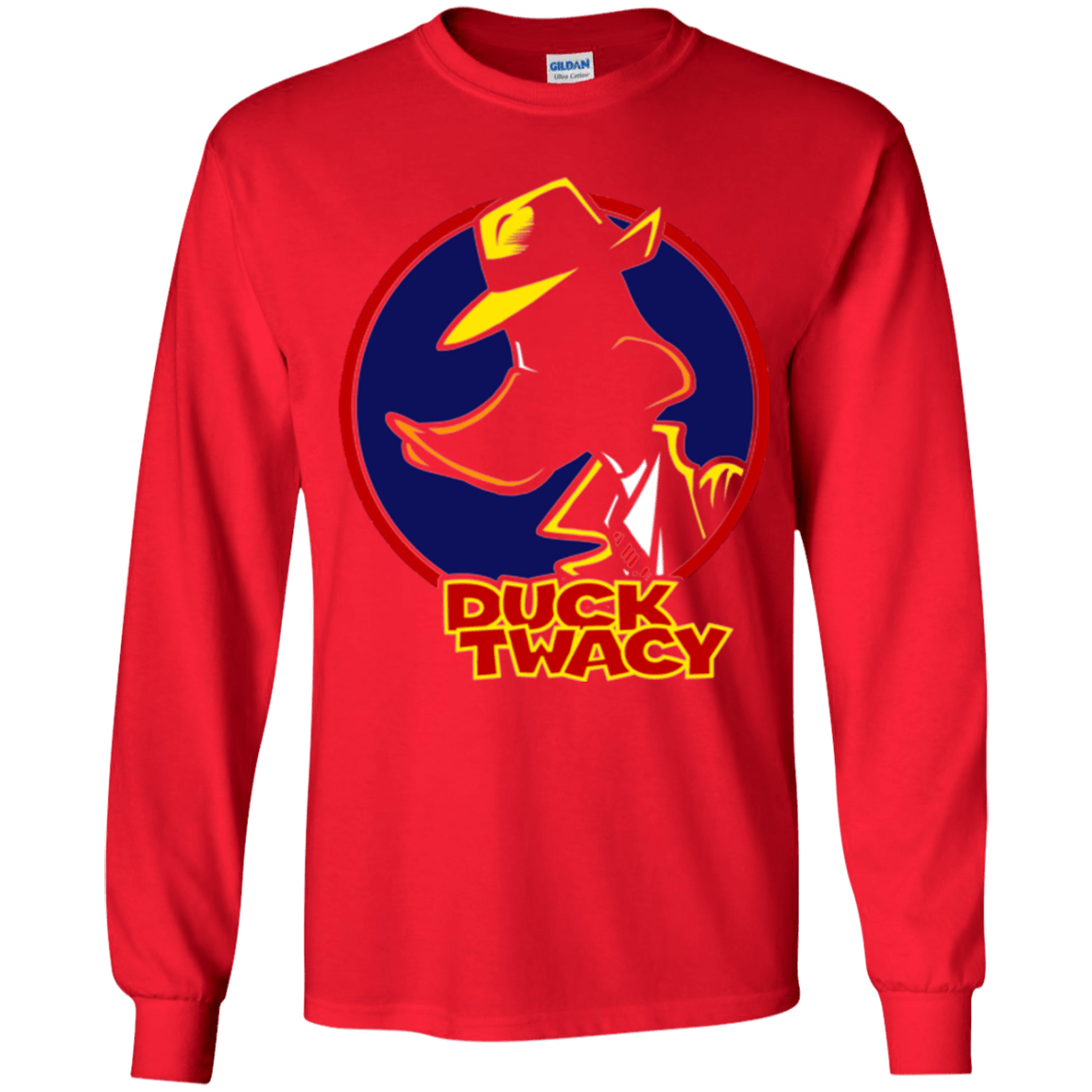 T-Shirts Red / YS Duck Twacy Youth Long Sleeve T-Shirt