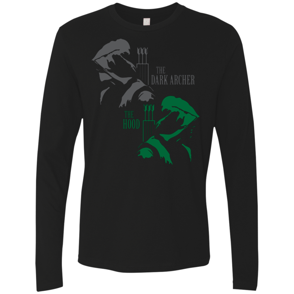 T-Shirts Black / Small Duel Identity Men's Premium Long Sleeve