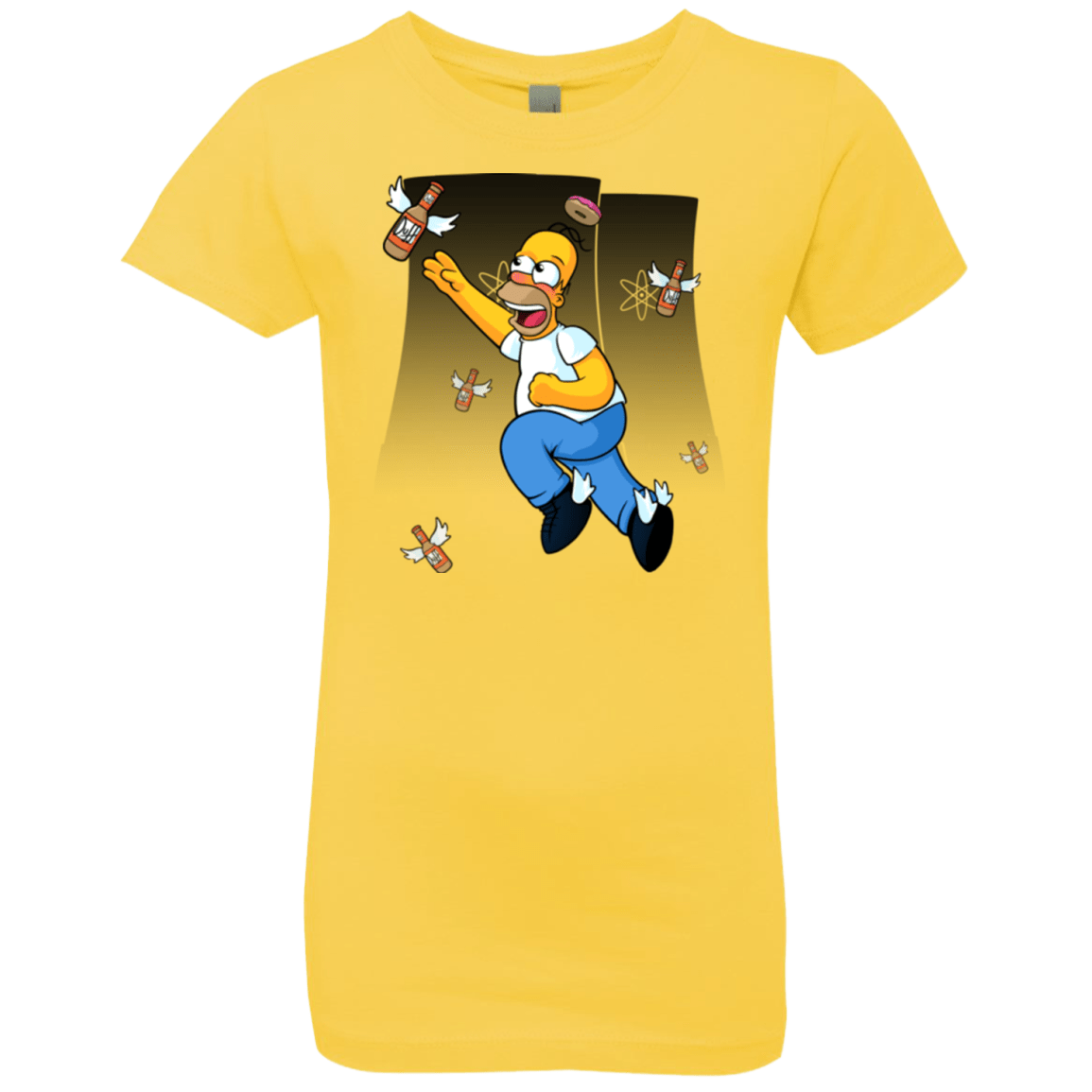 T-Shirts Vibrant Yellow / YXS Duff Gives Wings Girls Premium T-Shirt