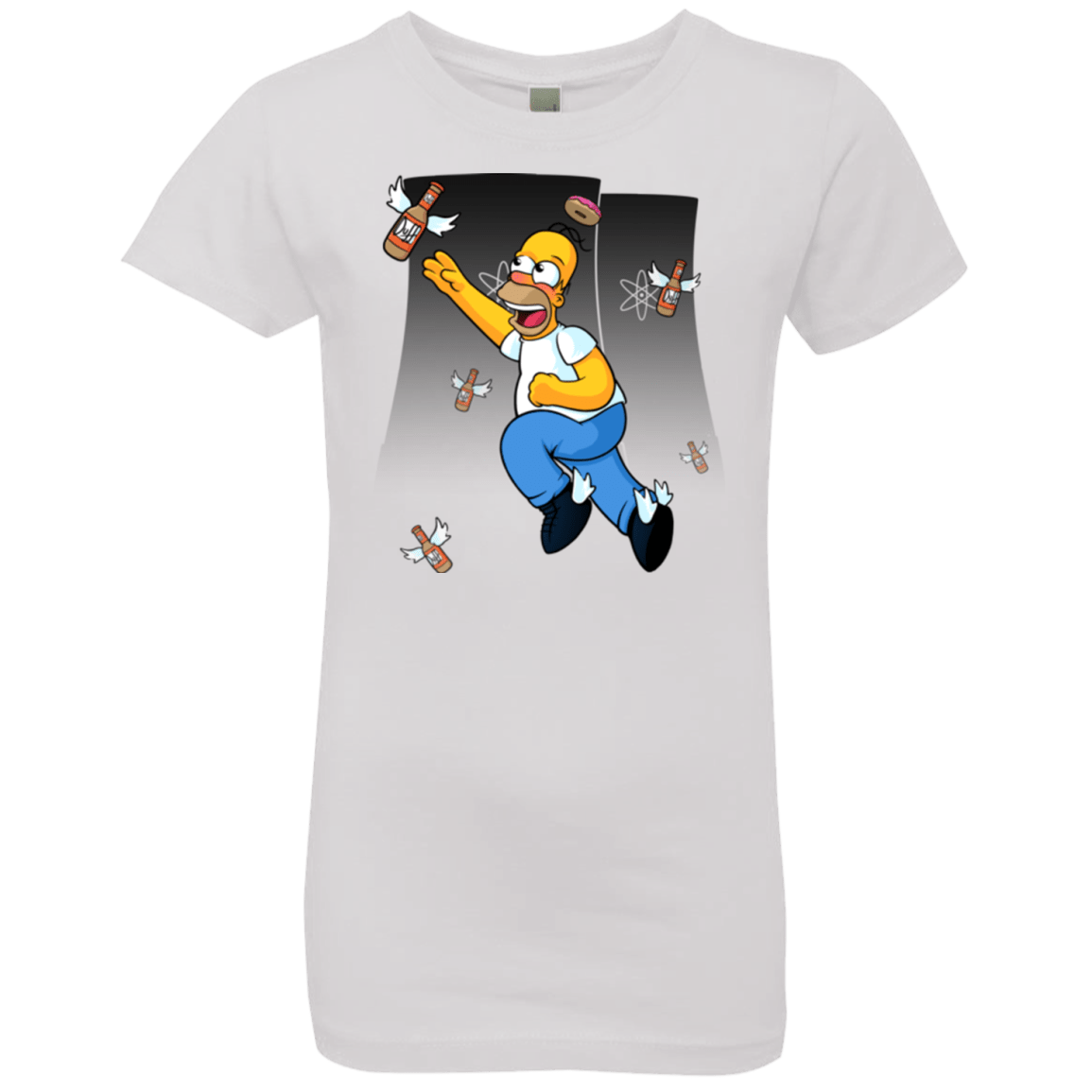 T-Shirts White / YXS Duff Gives Wings Girls Premium T-Shirt