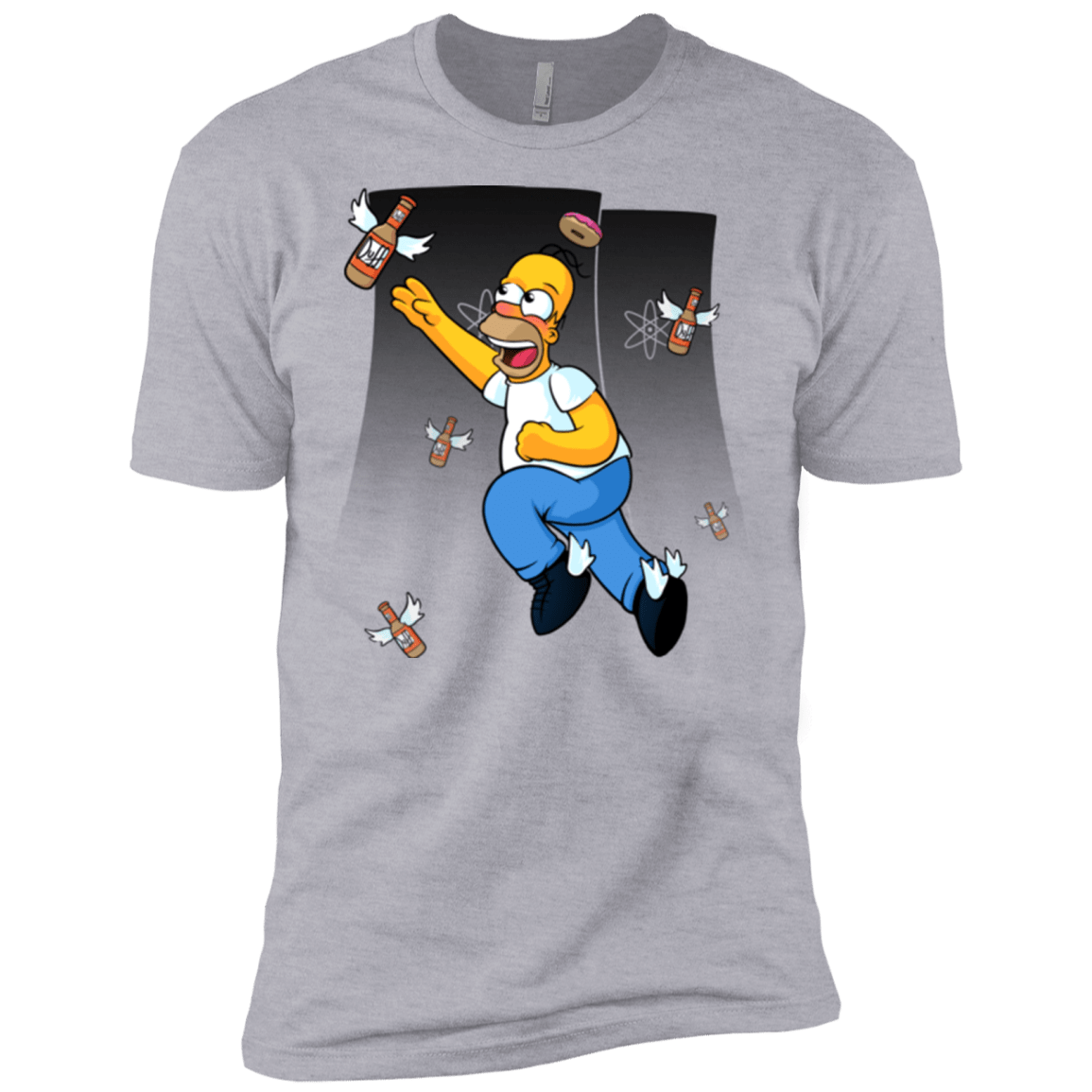 T-Shirts Heather Grey / X-Small Duff Gives Wings Men's Premium T-Shirt