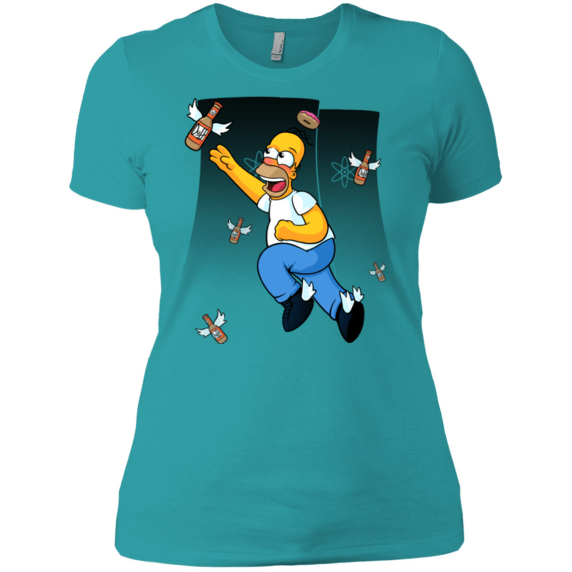 T-Shirts Tahiti Blue / X-Small Duff Gives Wings Women's Premium T-Shirt