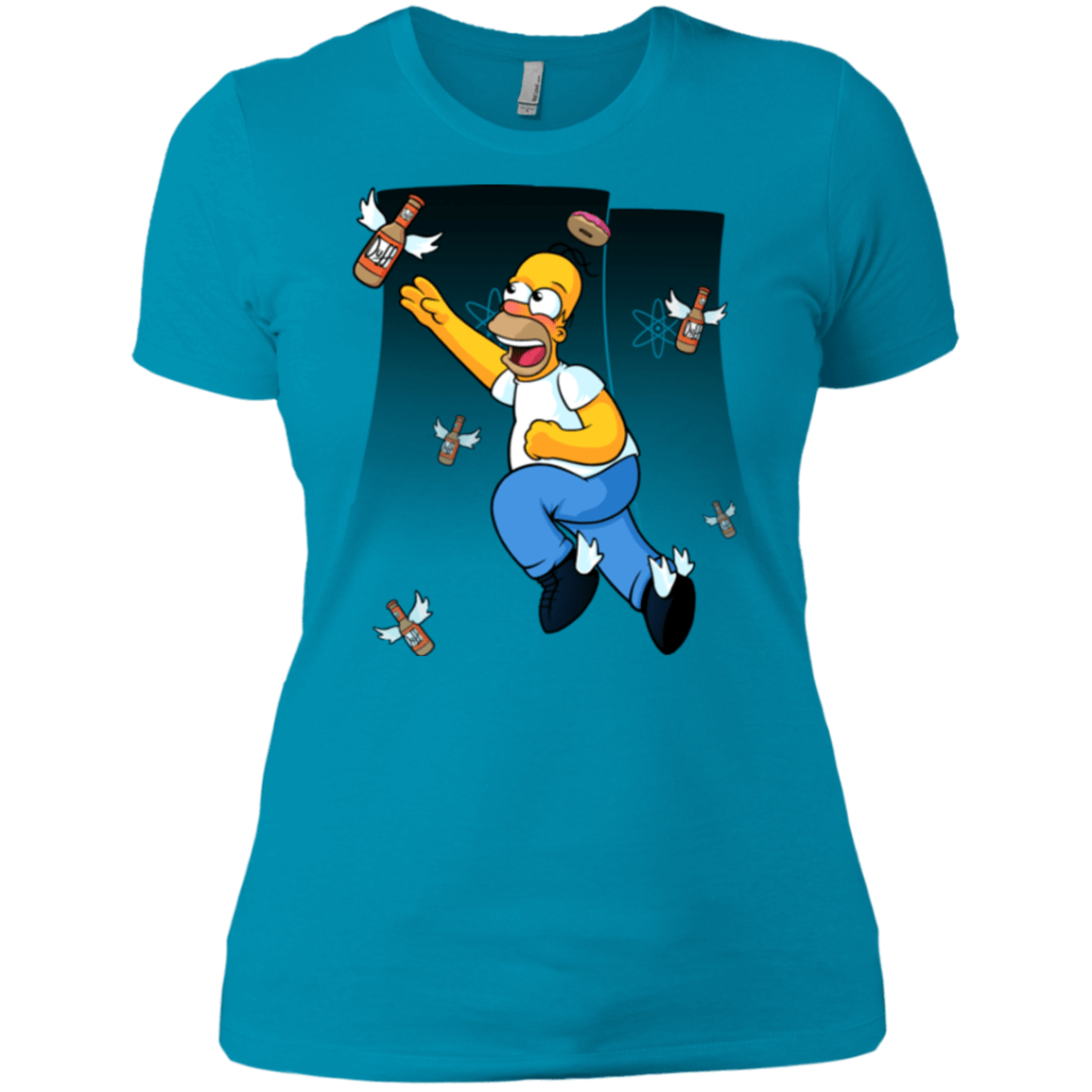T-Shirts Turquoise / X-Small Duff Gives Wings Women's Premium T-Shirt
