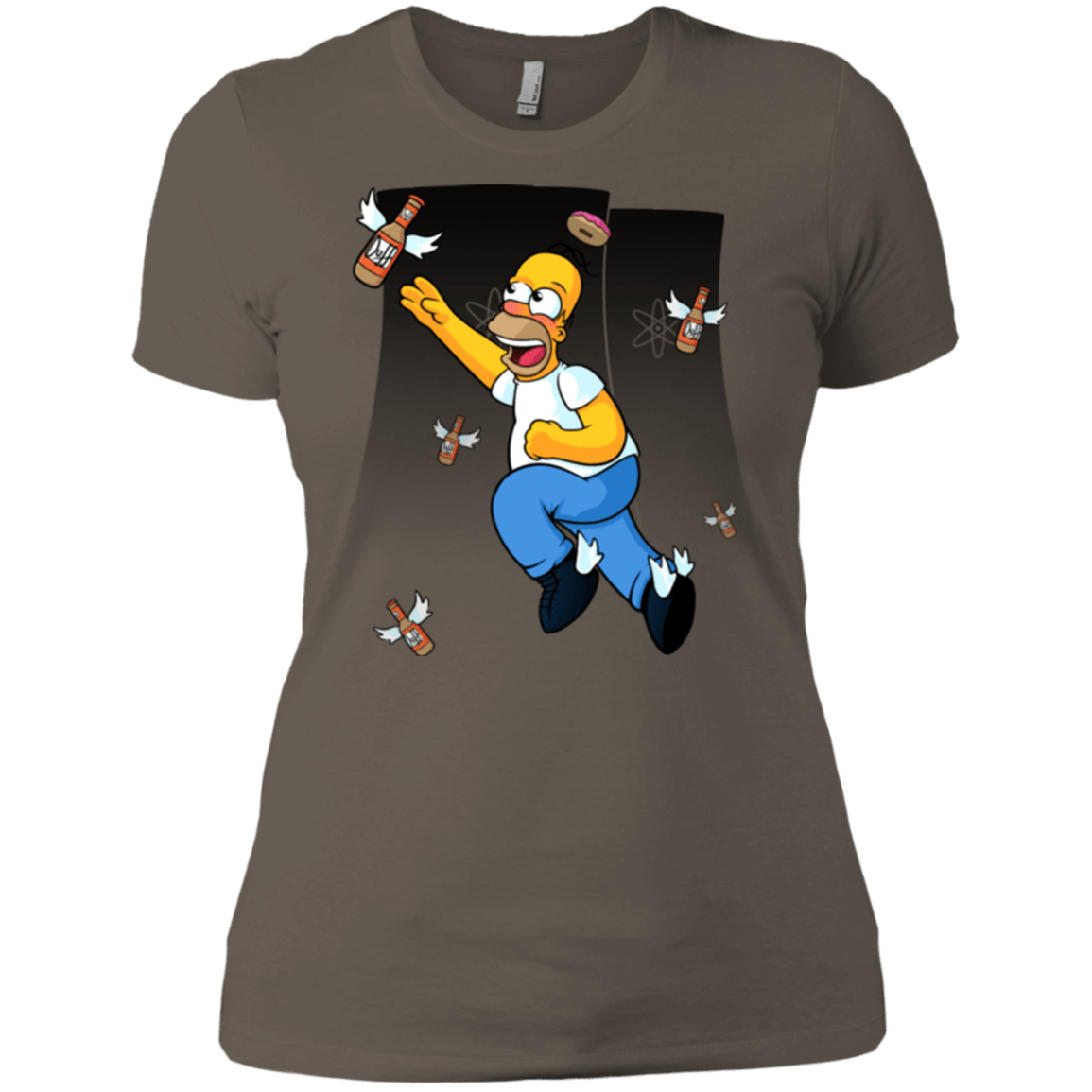 T-Shirts Warm Grey / X-Small Duff Gives Wings Women's Premium T-Shirt