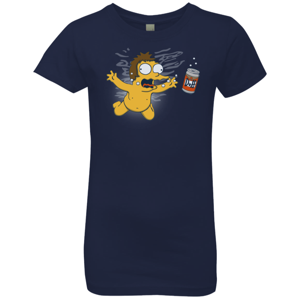 T-Shirts Midnight Navy / YXS Duffmind Girls Premium T-Shirt