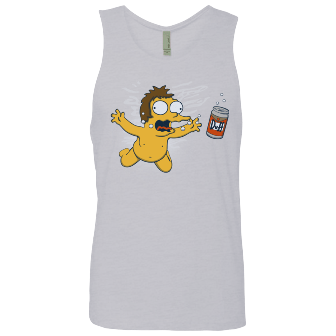 T-Shirts Heather Grey / Small Duffmind Men's Premium Tank Top