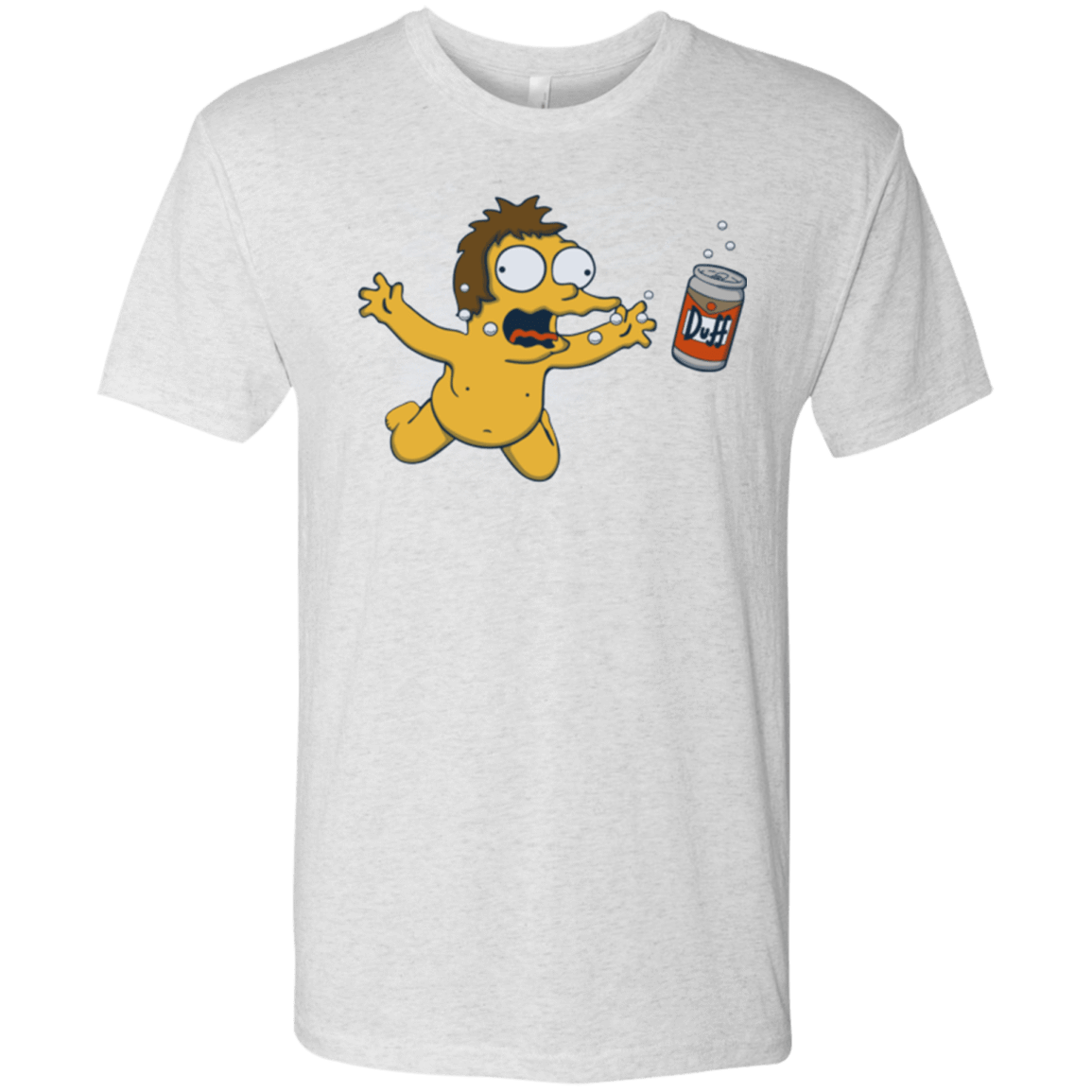 T-Shirts Heather White / Small Duffmind Men's Triblend T-Shirt