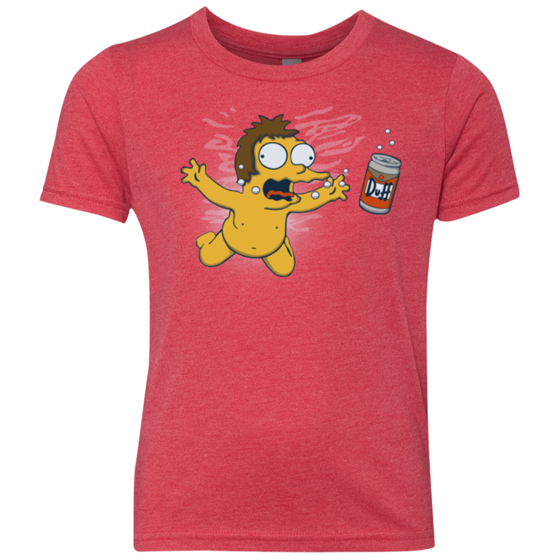 T-Shirts Vintage Red / YXS Duffmind Youth Triblend T-Shirt