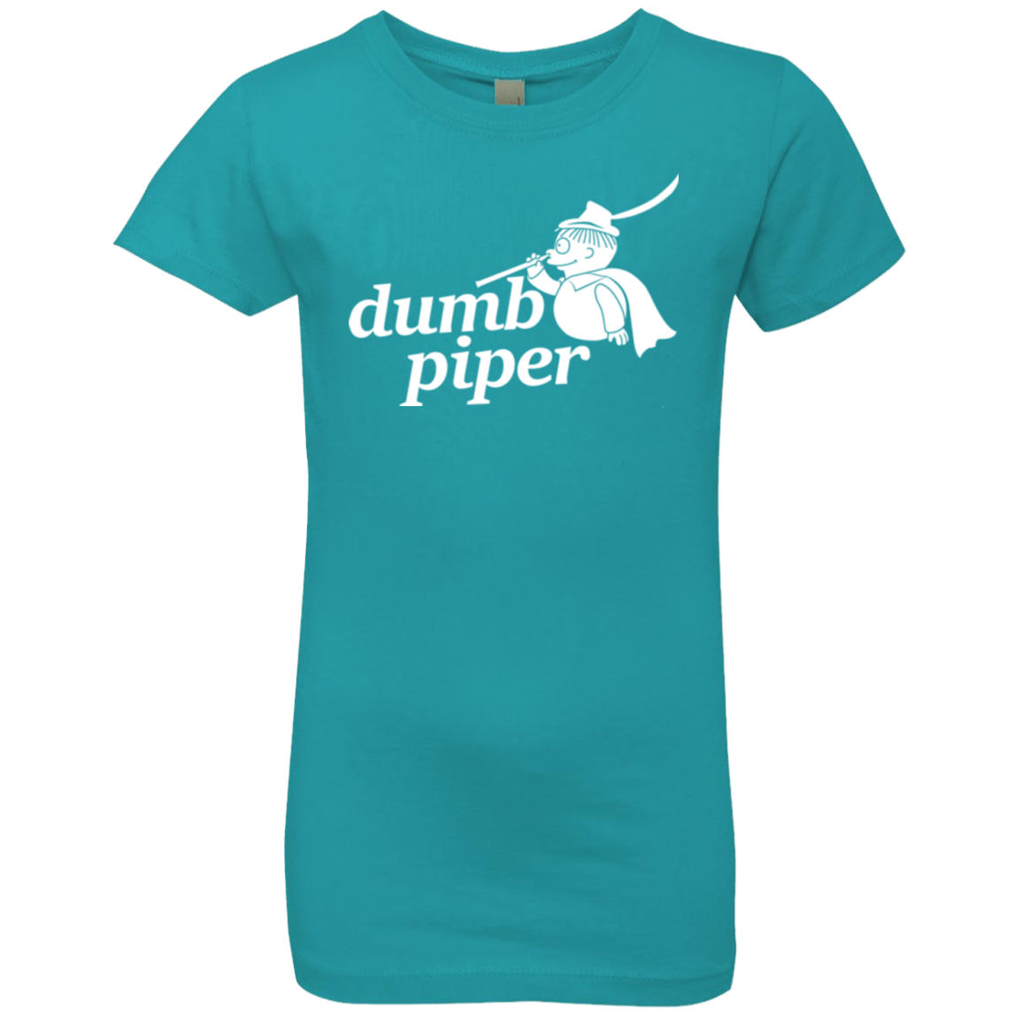 T-Shirts Tahiti Blue / YXS Dumb Piper Girls Premium T-Shirt