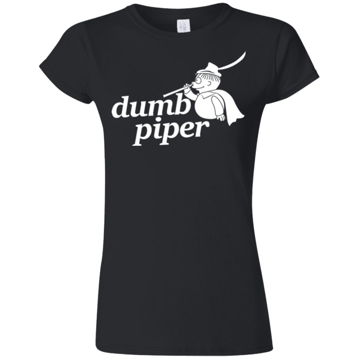 T-Shirts Black / S Dumb Piper Junior Slimmer-Fit T-Shirt