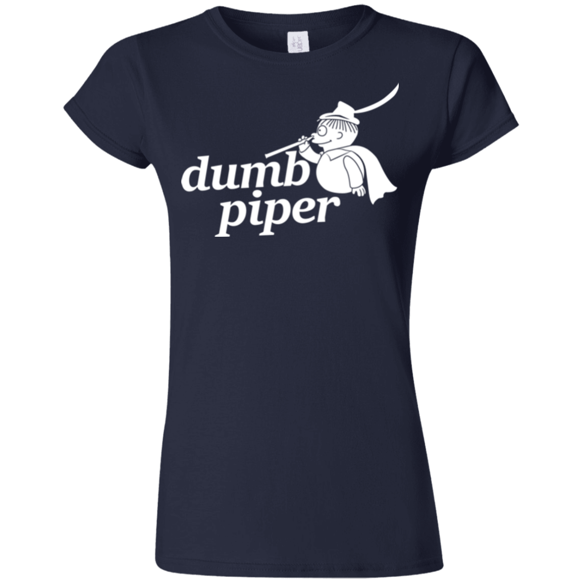 T-Shirts Navy / S Dumb Piper Junior Slimmer-Fit T-Shirt
