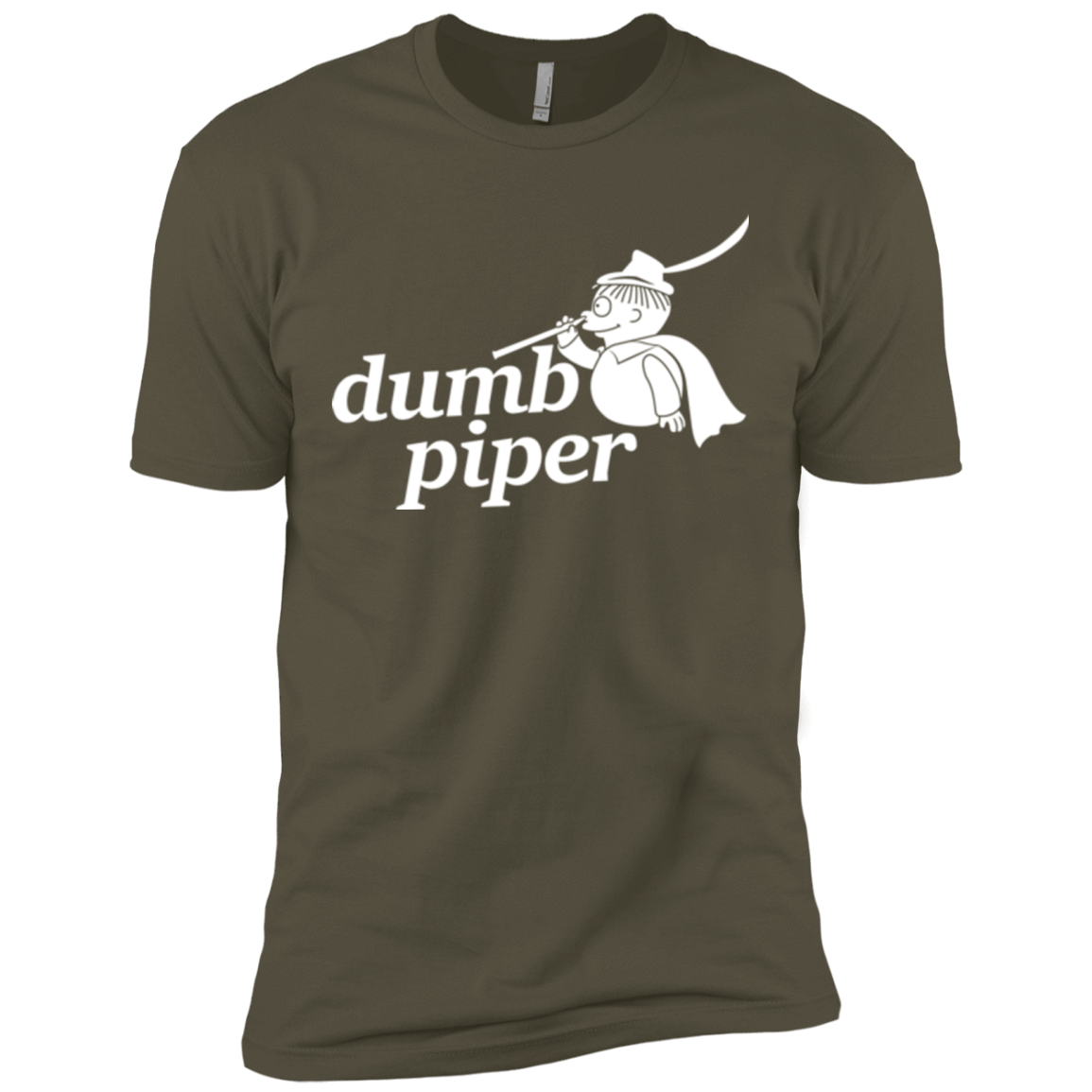 T-Shirts Military Green / X-Small Dumb Piper Men's Premium T-Shirt