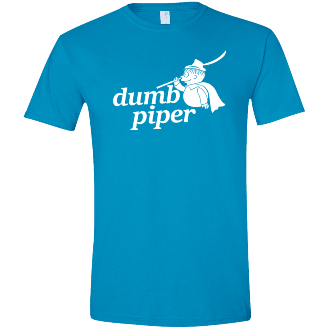 T-Shirts Sapphire / S Dumb Piper Men's Semi-Fitted Softstyle