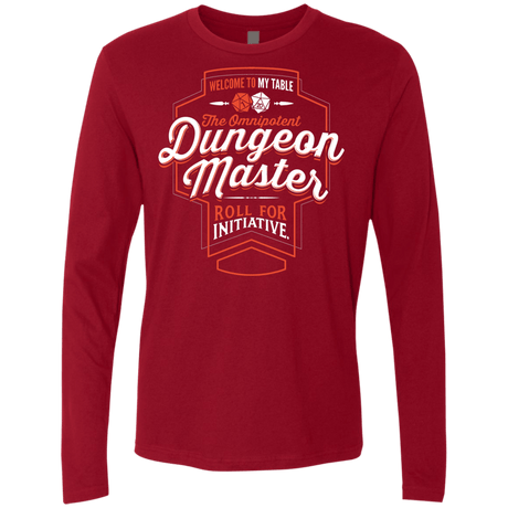 T-Shirts Cardinal / S Dungeon Master Men's Premium Long Sleeve