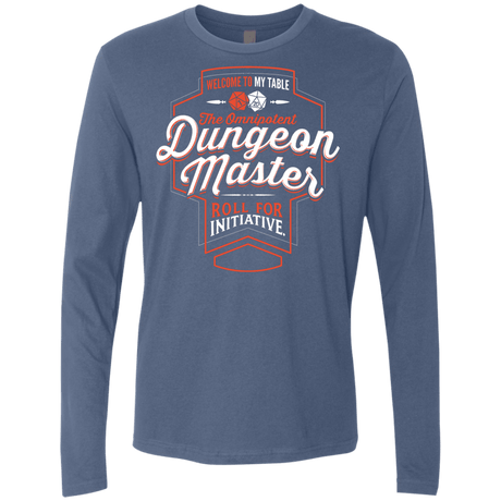 T-Shirts Indigo / S Dungeon Master Men's Premium Long Sleeve