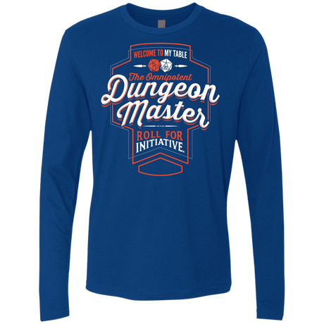 T-Shirts Royal / S Dungeon Master Men's Premium Long Sleeve