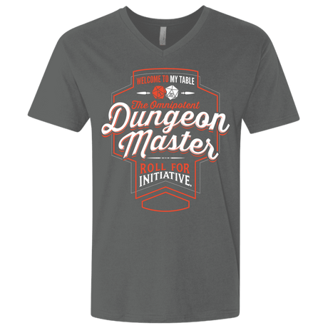 T-Shirts Heavy Metal / X-Small Dungeon Master Men's Premium V-Neck