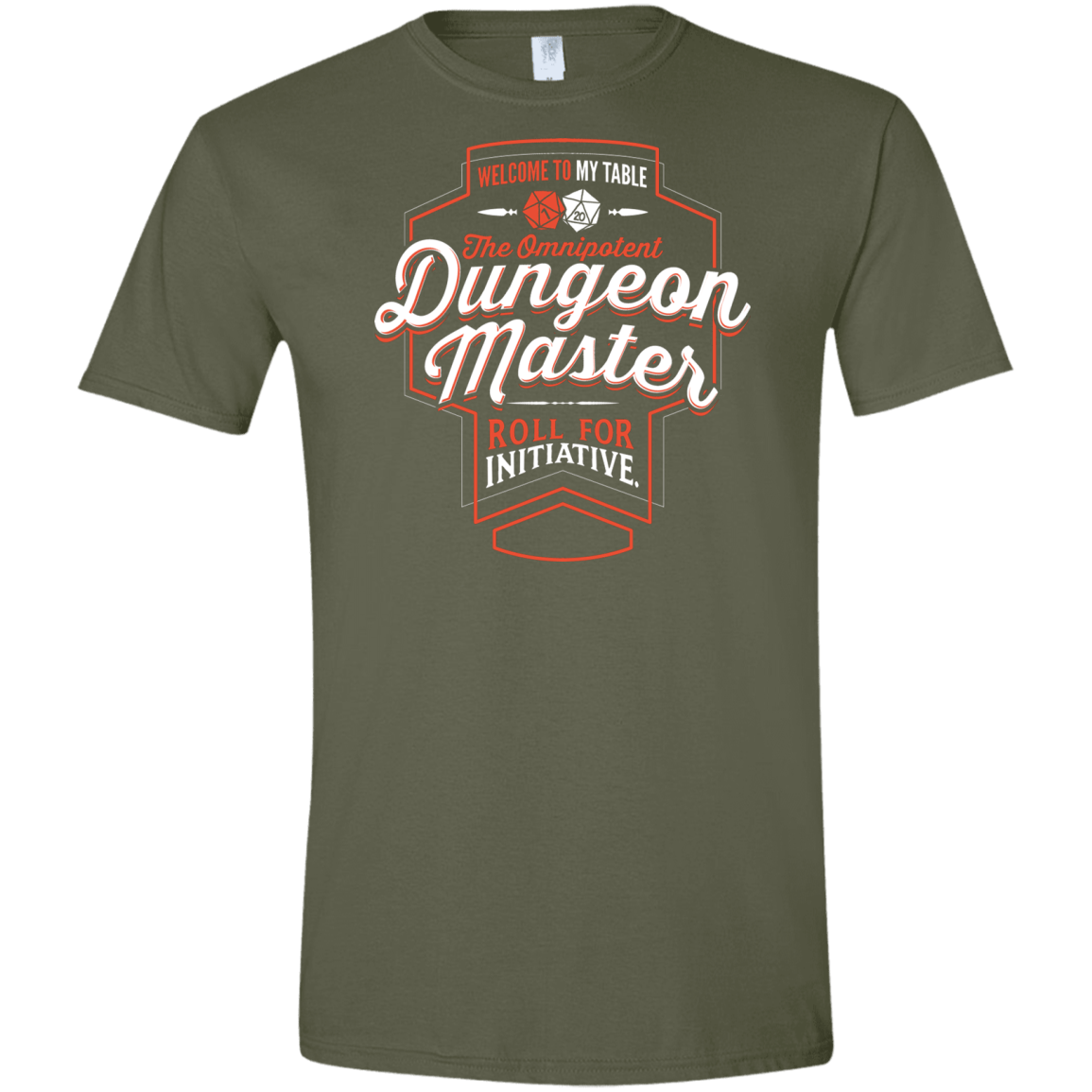 T-Shirts Military Green / S Dungeon Master Men's Semi-Fitted Softstyle