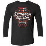 T-Shirts Vintage Black/Vintage Black / X-Small Dungeon Master Men's Triblend 3/4 Sleeve
