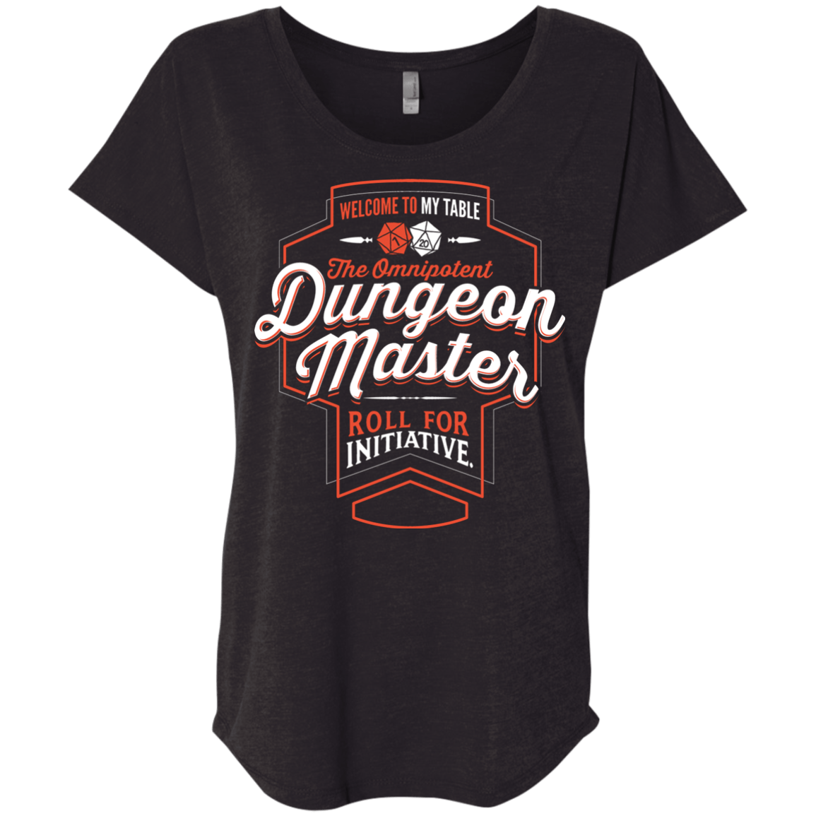 T-Shirts Vintage Black / X-Small Dungeon Master Triblend Dolman Sleeve