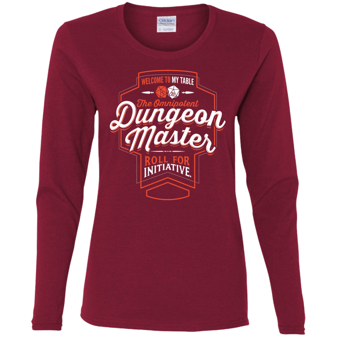 T-Shirts Cardinal / S Dungeon Master Women's Long Sleeve T-Shirt